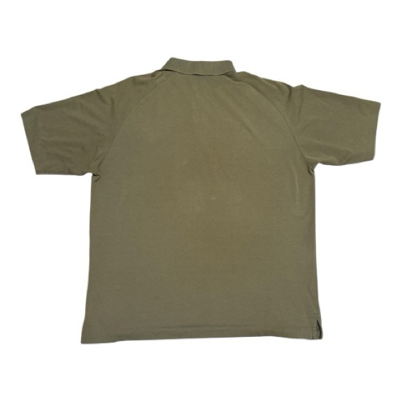 127 PATAGONIA Men's Essential Short Sleeve Organic Cotton Polo - Green, Large - Picture 4 of 7